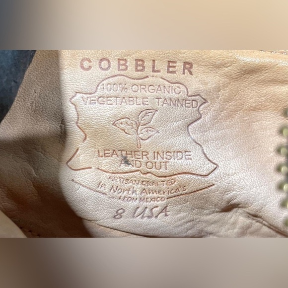 Bed Stu Cobbler Organic Leather “Dipper” Distressed Ankle Boots w/Fringe, Size 8 - Picture 4 of 16